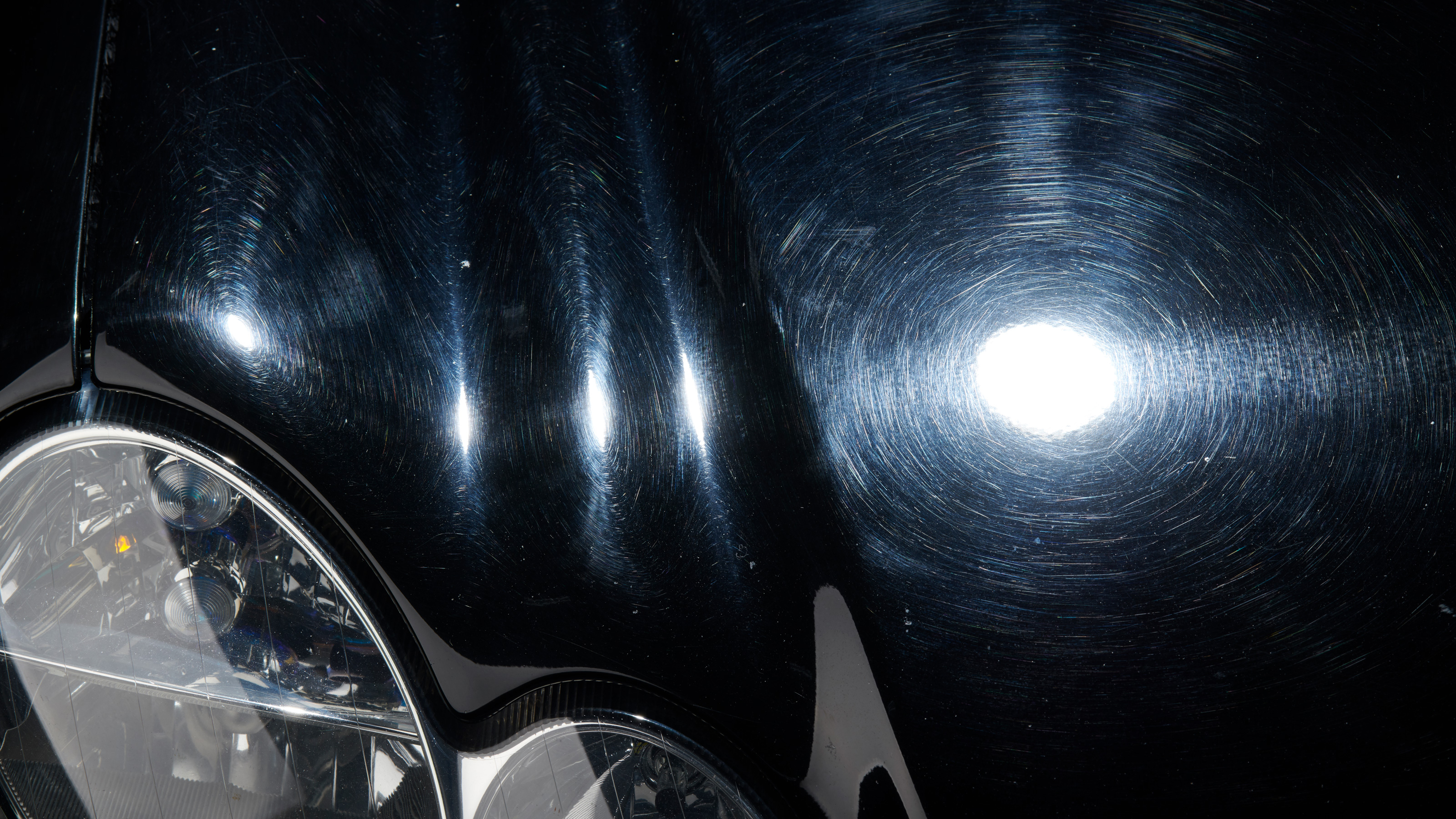 Best car wash options - scratches close up