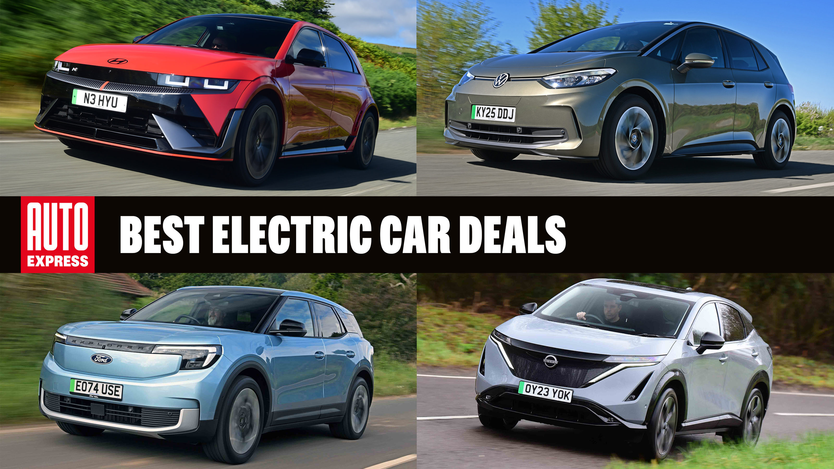 Best electric car deals - header image