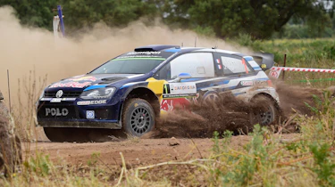 VW Polo R WRC rally car