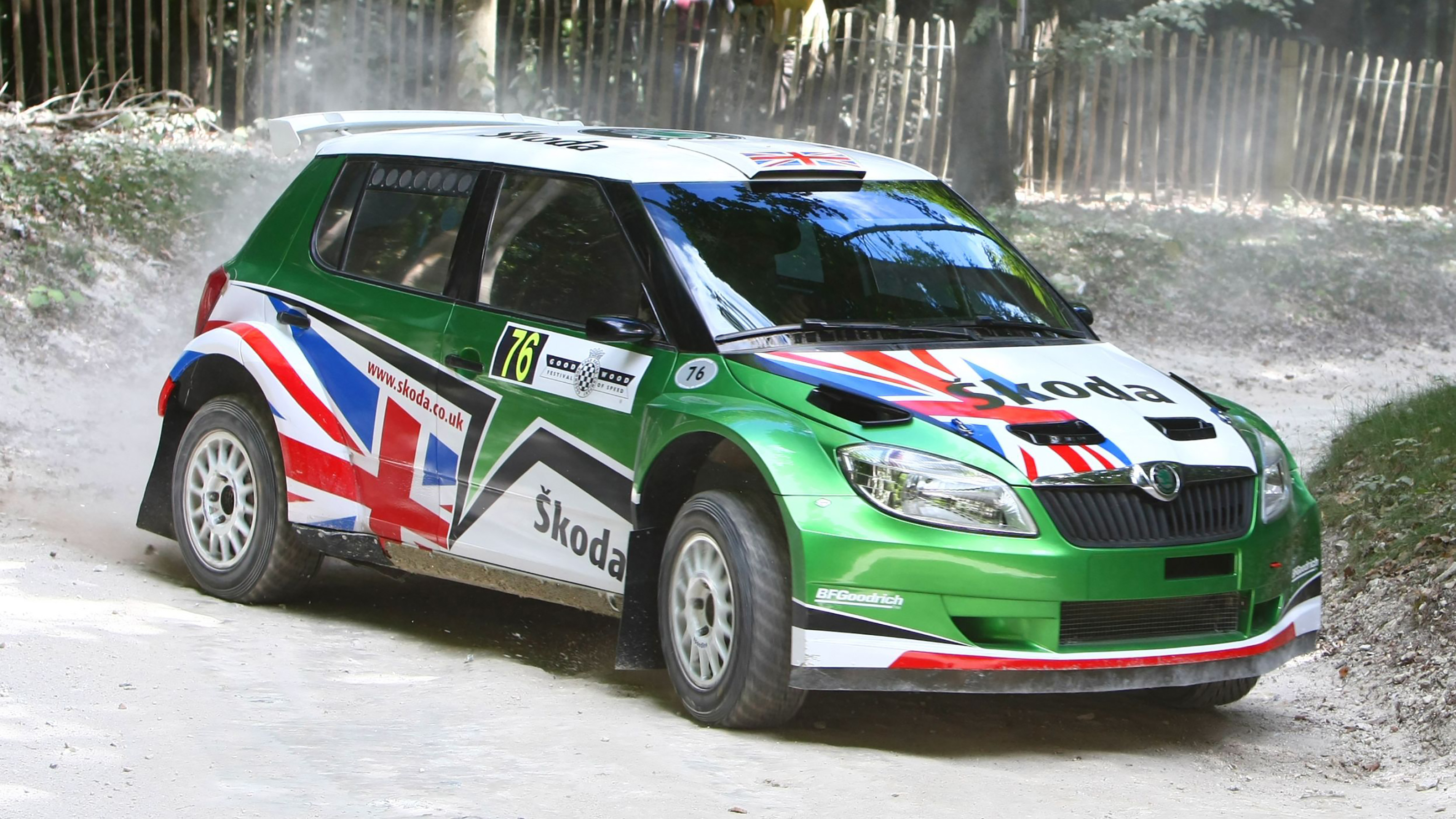 Skoda Fabia S2000/WRC2 rally car