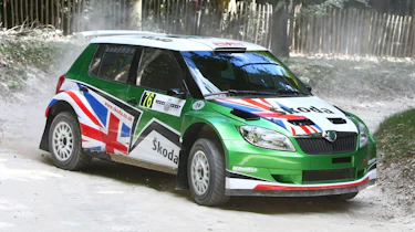 Skoda Fabia S2000/WRC2 rally car
