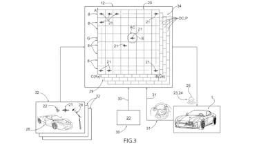 Ferrari EV patent diagram - circuitry