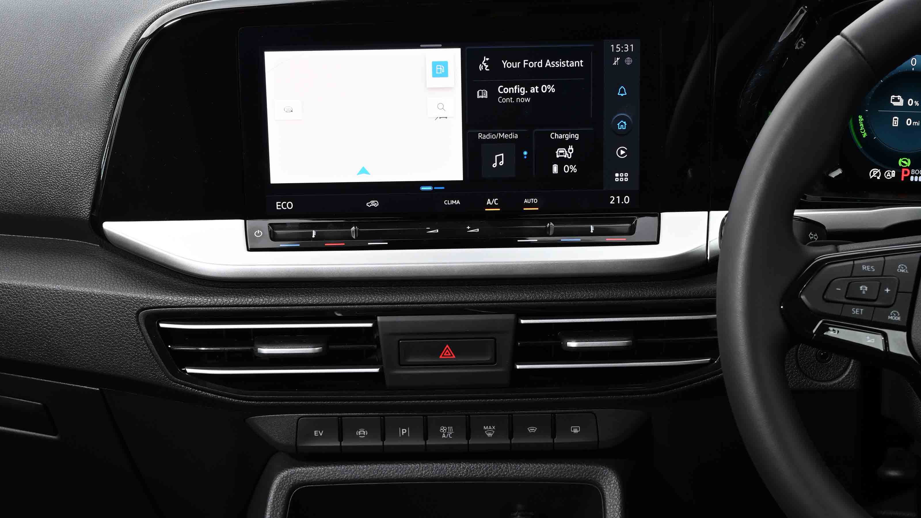 Ford Tourneo Connect - dashboard detail