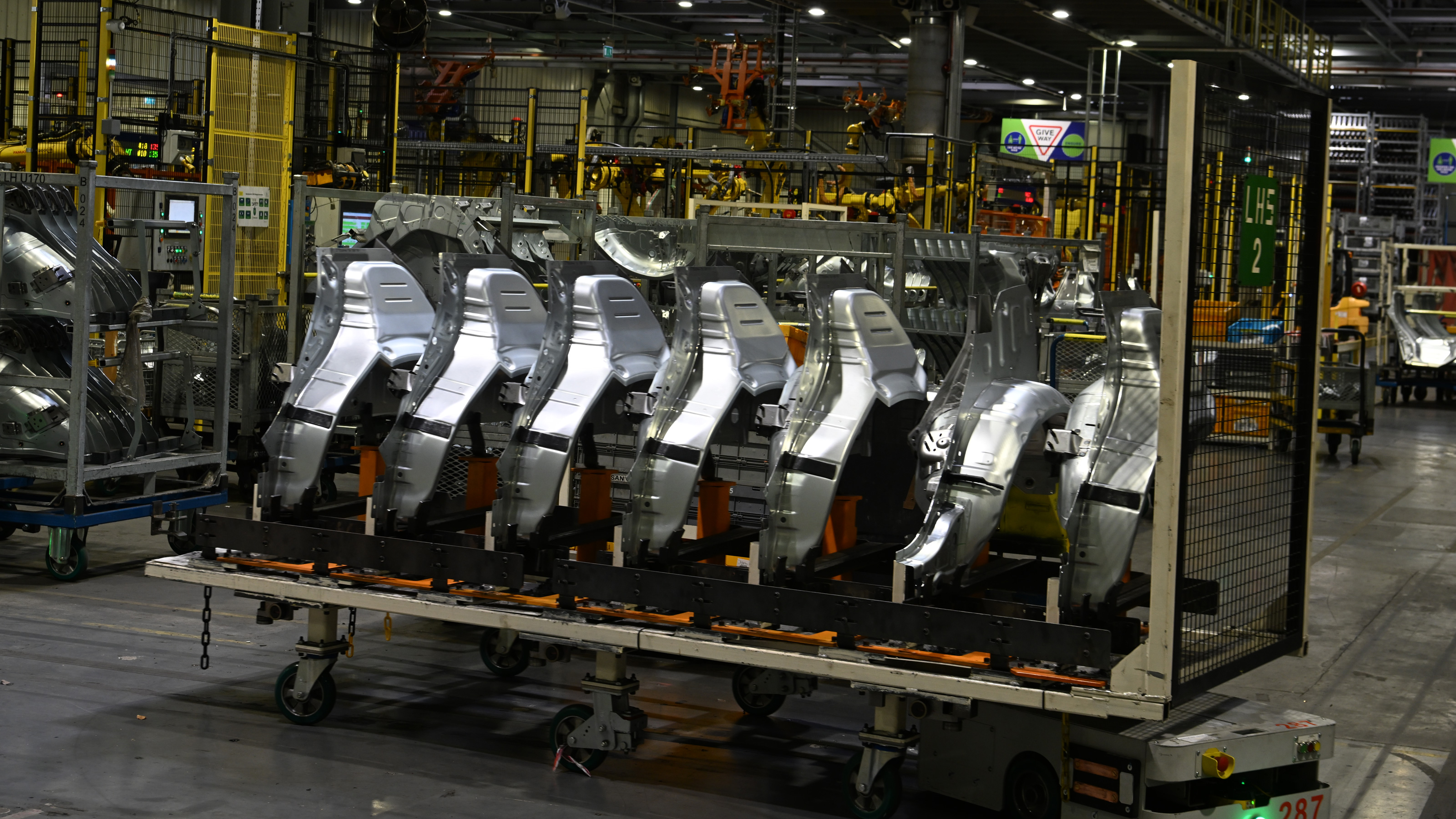 Future of Nissan in the UK - factory body press 