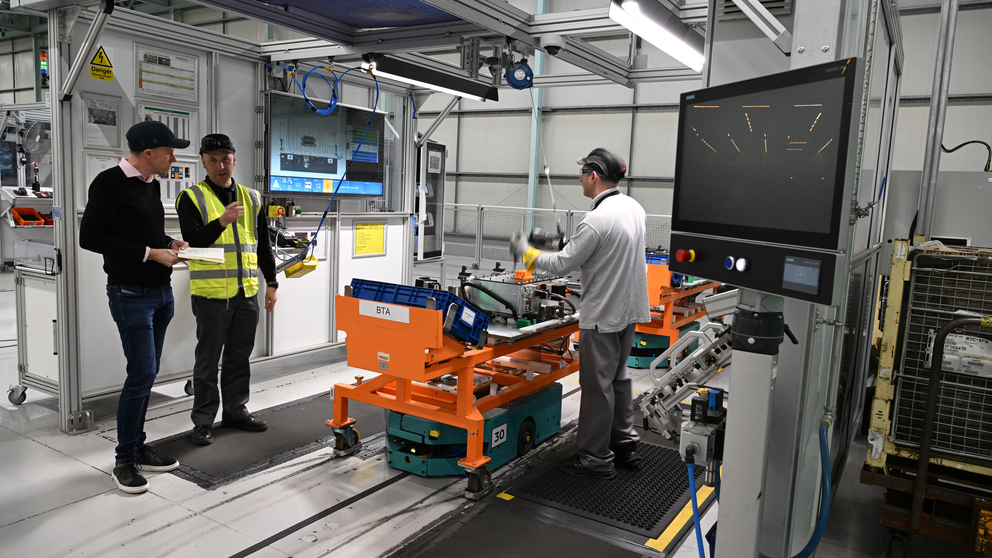 Future of Nissan in the UK - battery production line