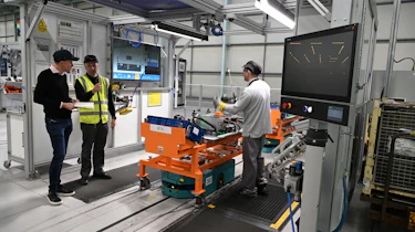 Future of Nissan in the UK - battery production line