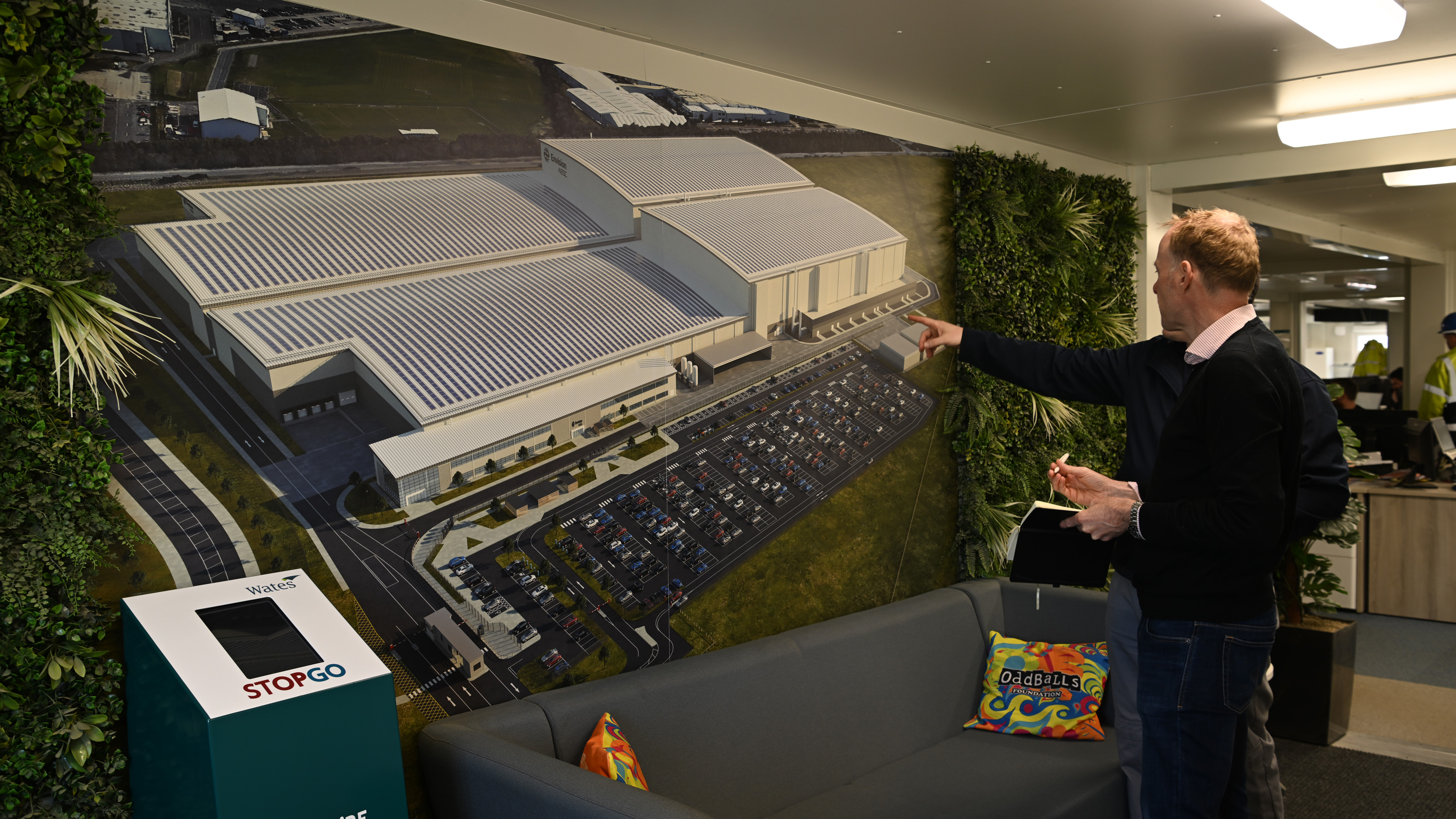 Future of Nissan in the UK - aerial picture of the factory