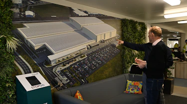 Future of Nissan in the UK - aerial picture of the factory