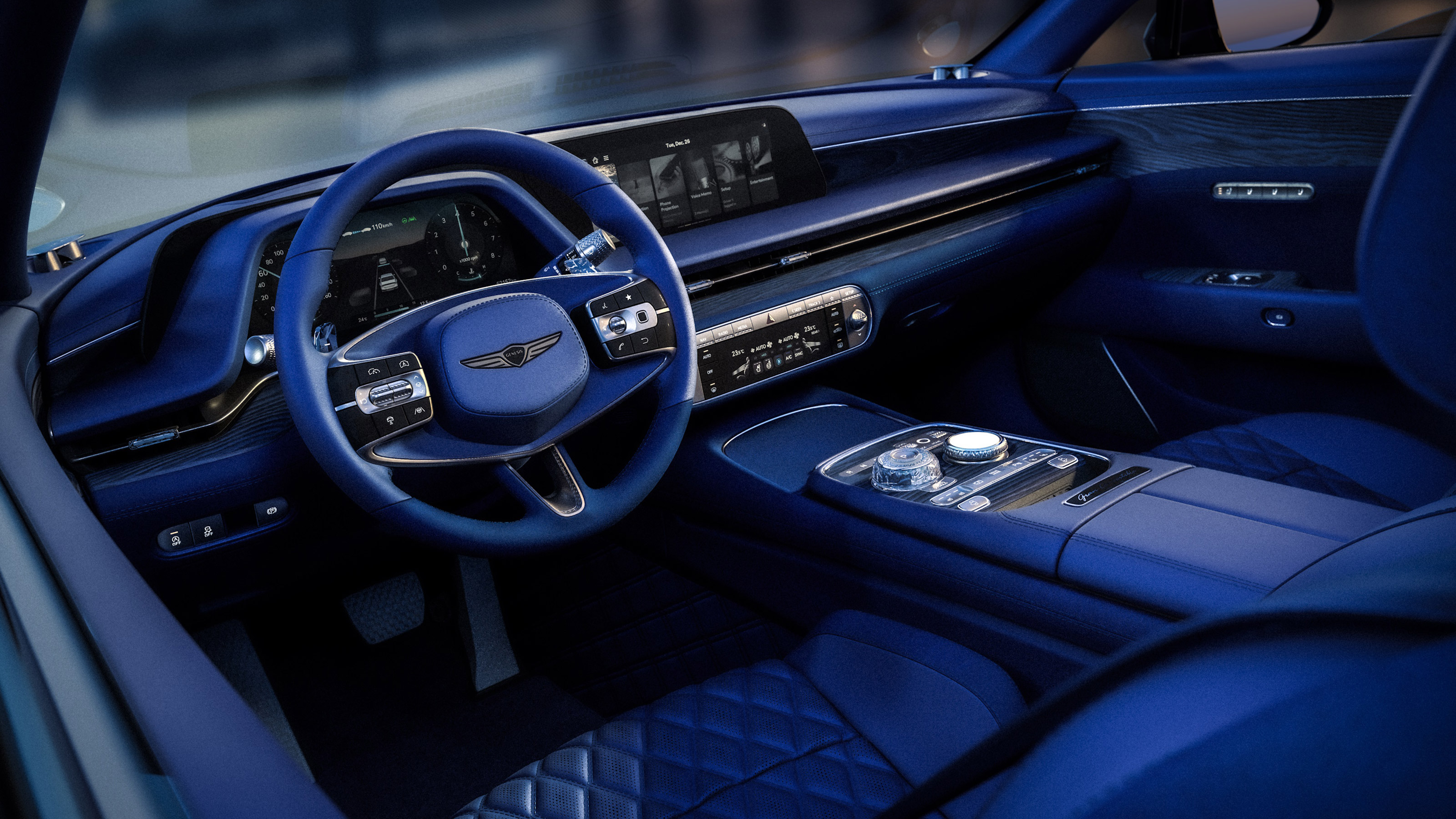 Genesis X Gran Convertible concept - dash