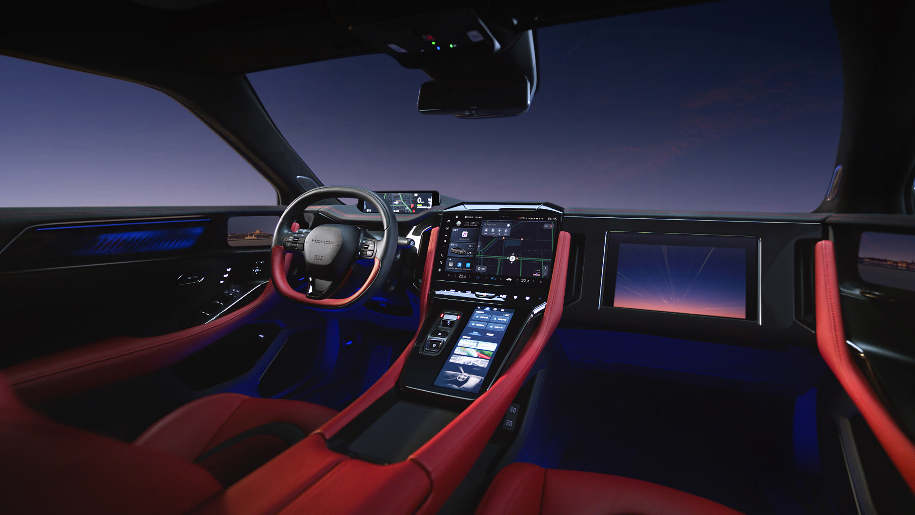 Honda GT car - interior