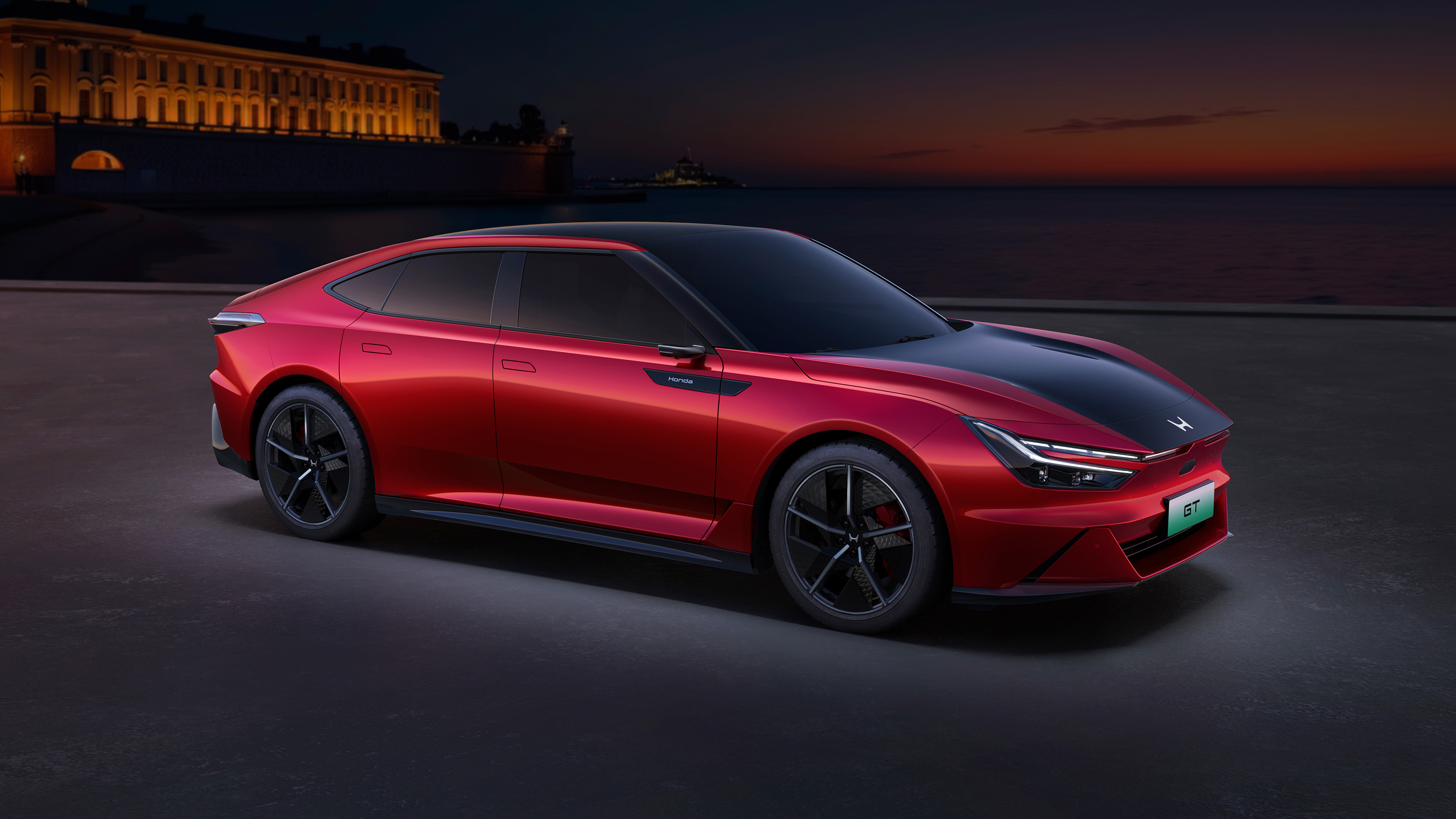 Honda GT car (red) - front