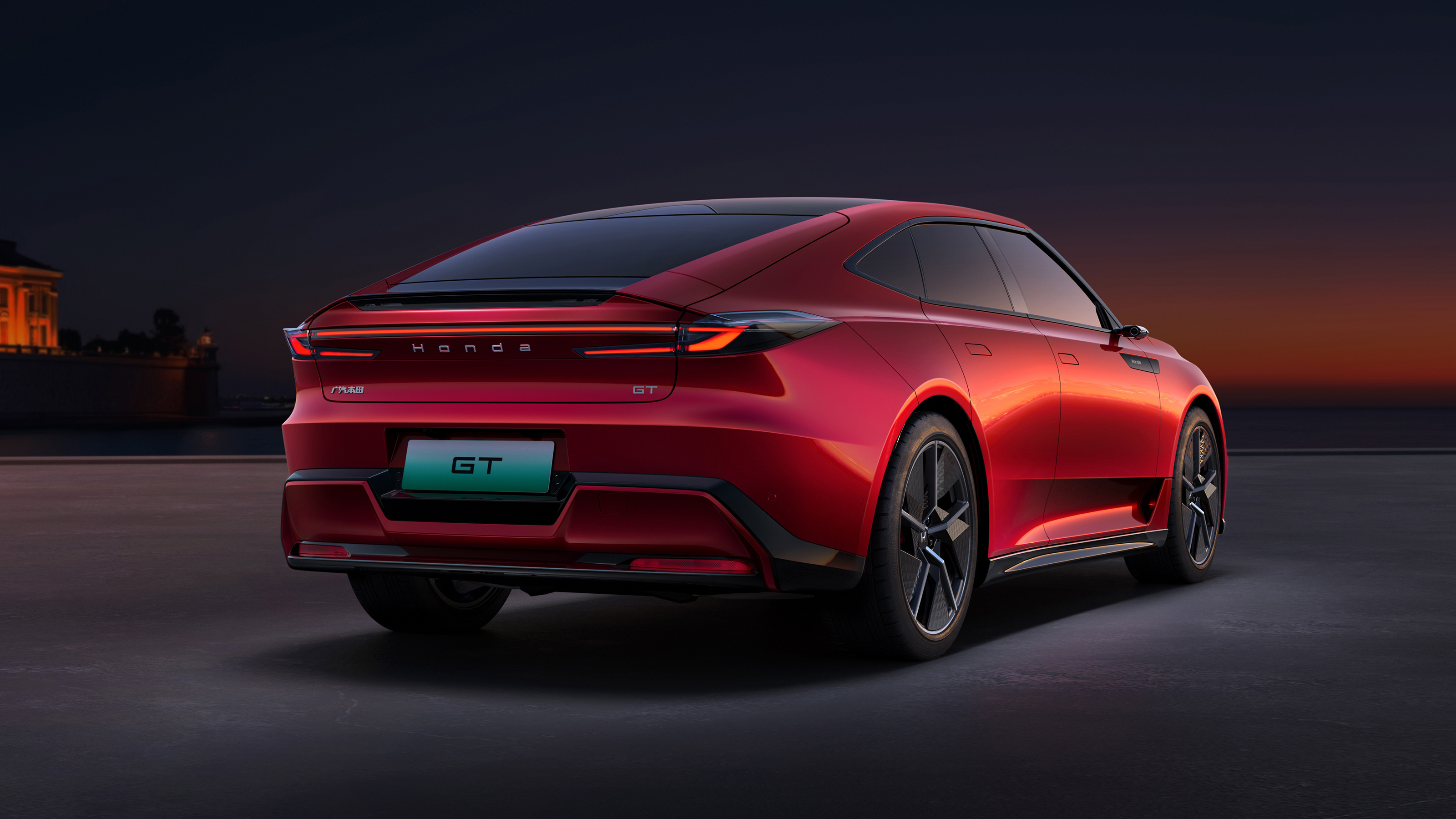 Honda GT car (red) - rear