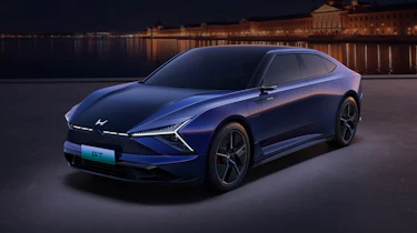 Honda GT car (blue) - front