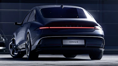 Hyundai Ioniq 6 facelift - rear grey