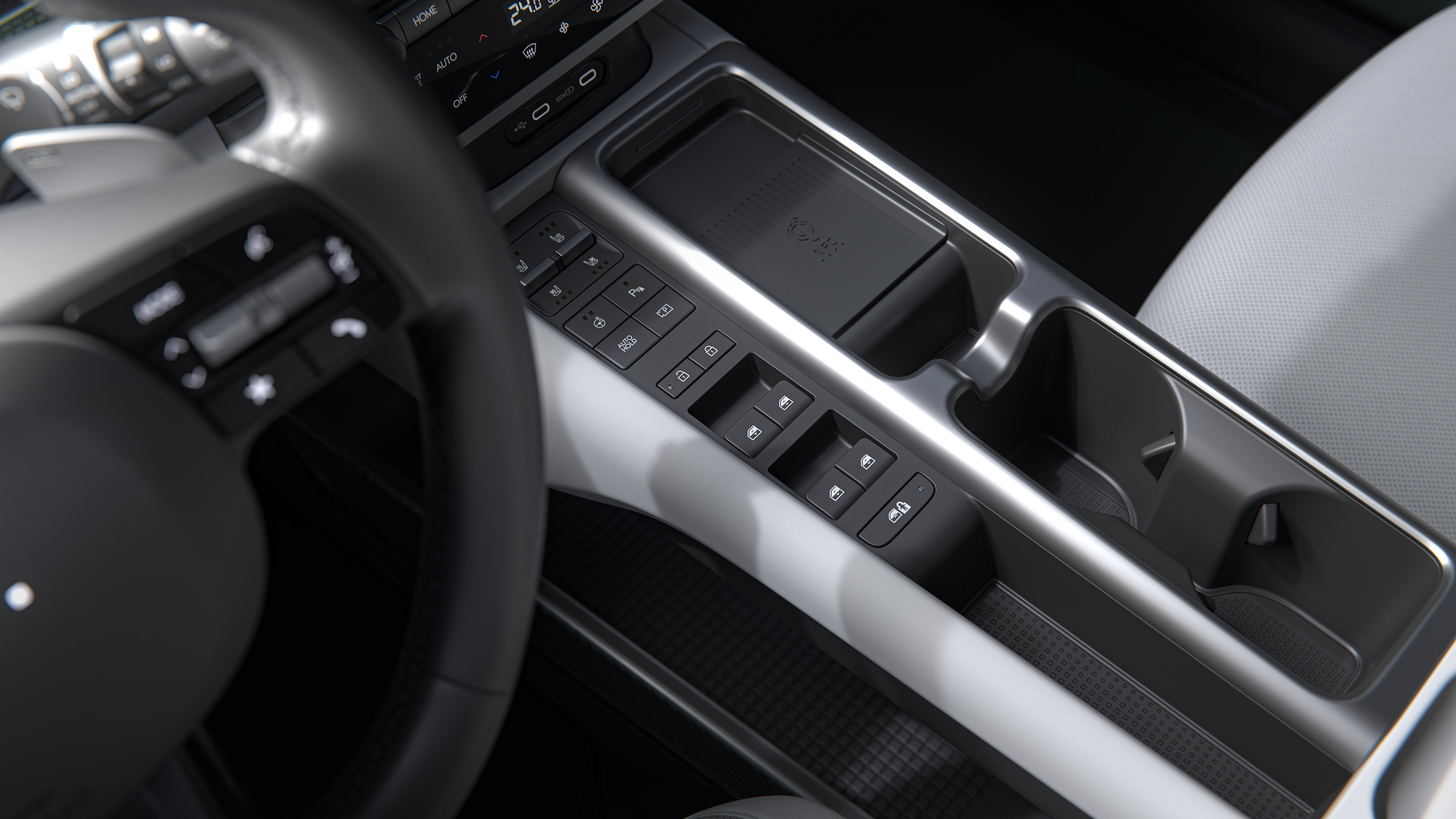 Hyundai Ioniq 6 facelift - interior detail