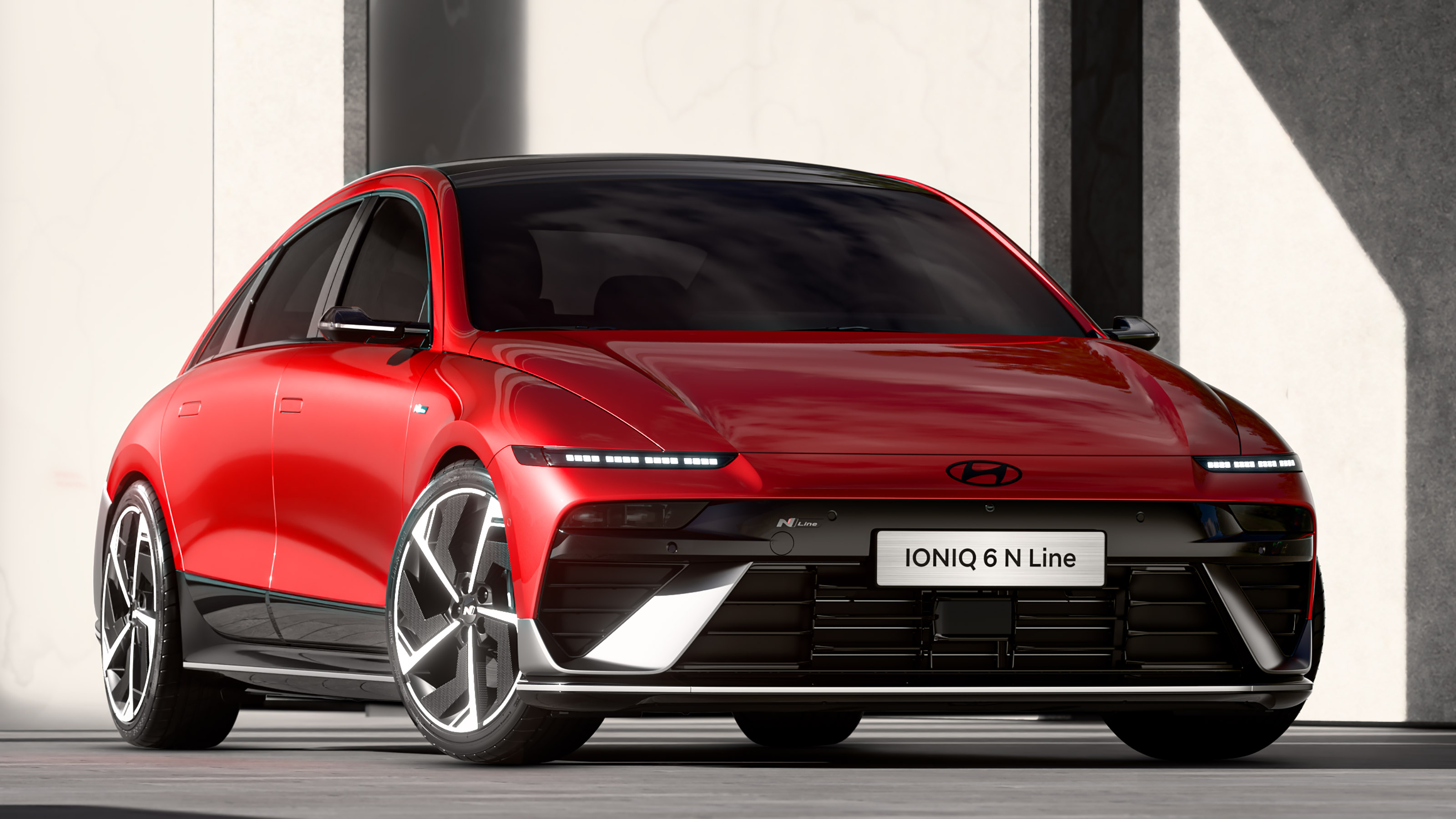 Hyundai Ioniq 6 facelift - front static