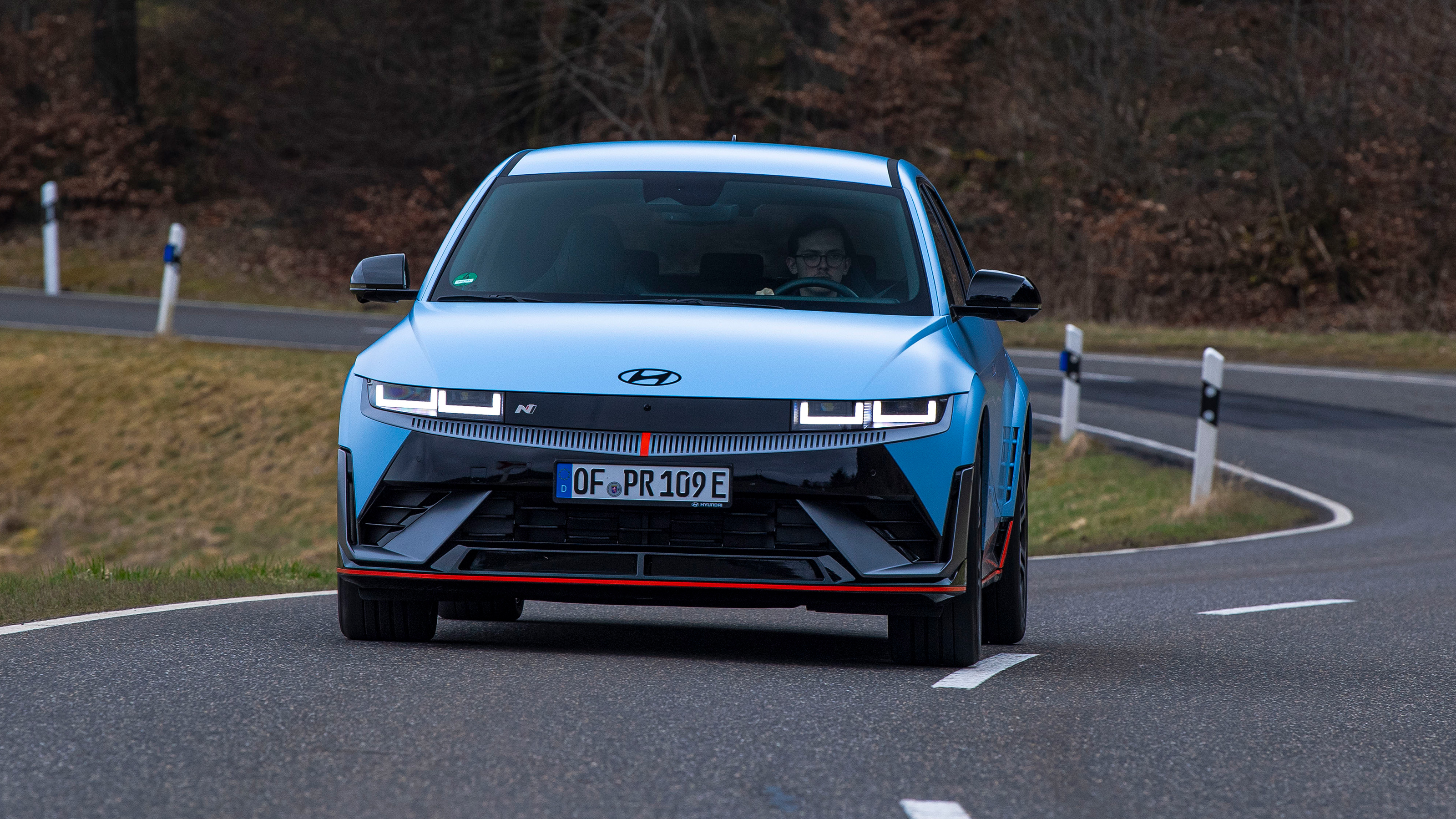 Hyundai Ioniq 5 N - front cornering
