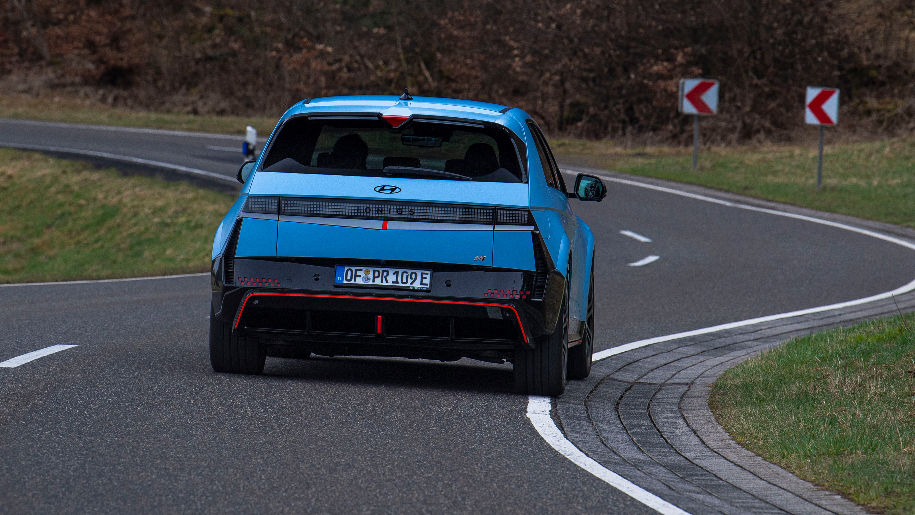 Hyundai Ioniq 5 N - rear cornering