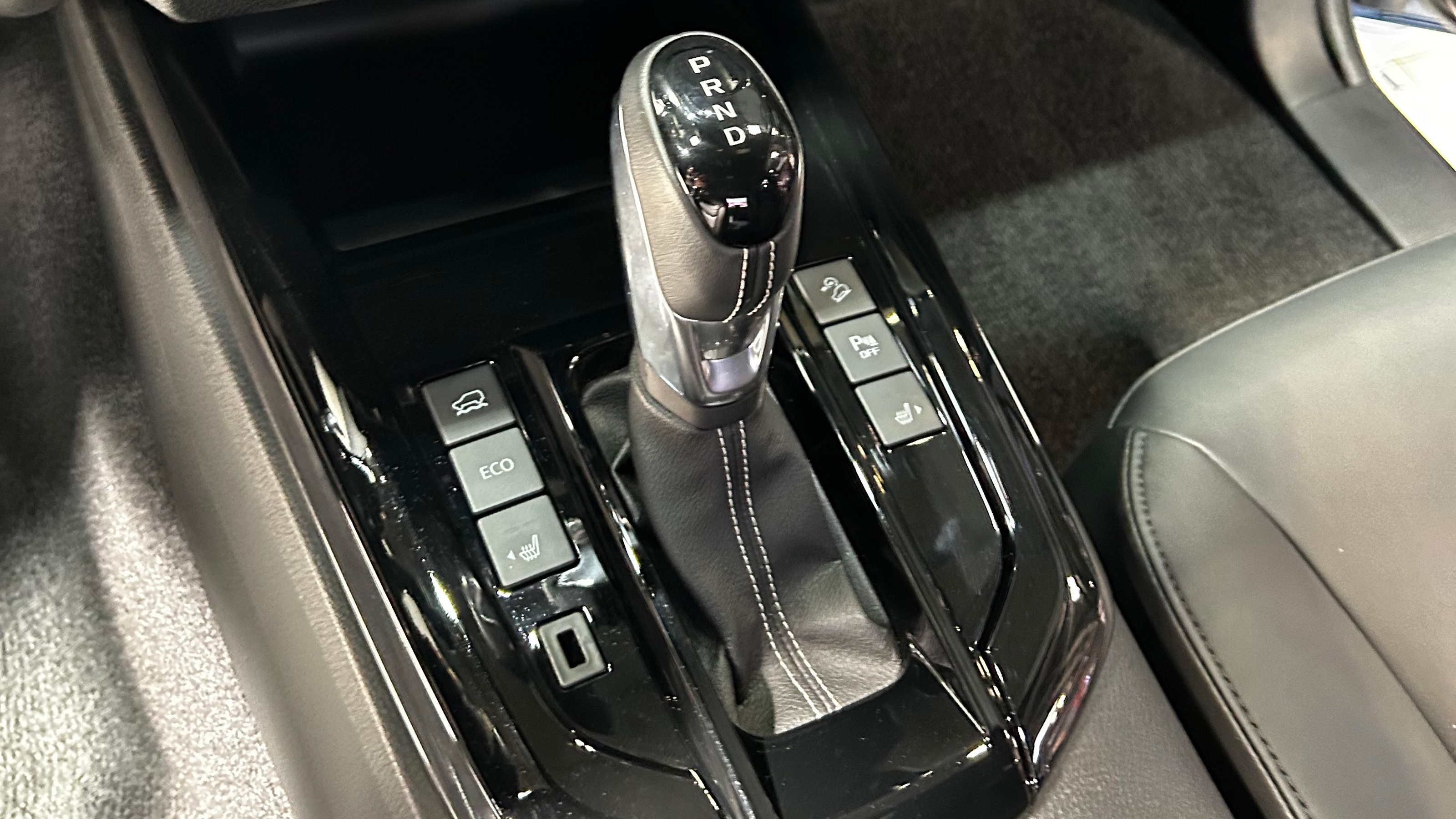 Isuzu D-Max EV on display at 2025 Commercial Vehicle Show - gear selector