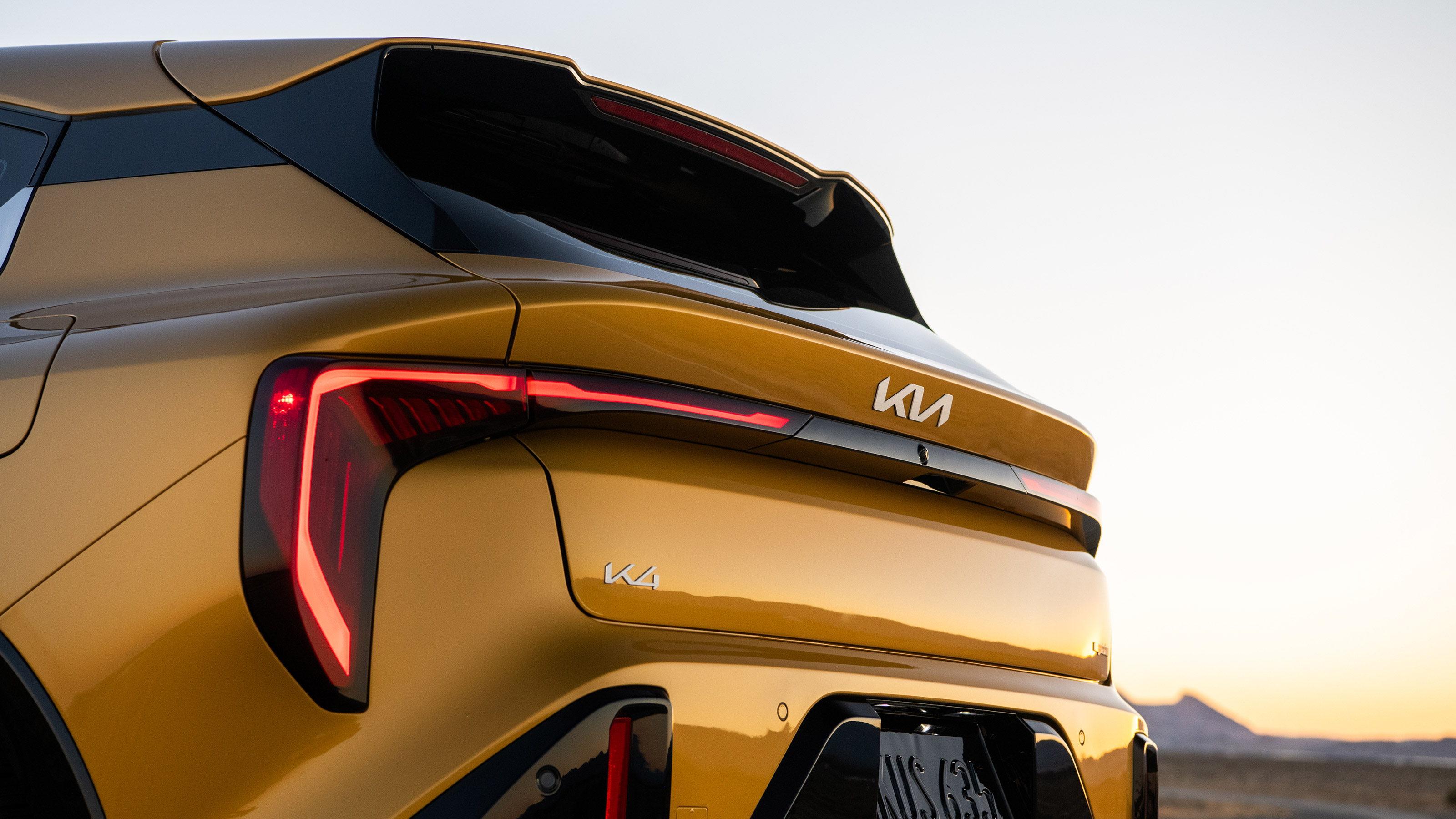 Kia K4 hatch - rear detail