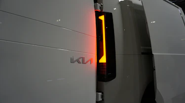 Kia PV5 Cargo on display at Commercial Vehicle Show - tail light