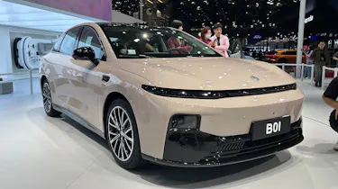 Leapmotor B01 at the 2025 Shanghai motor show - front static