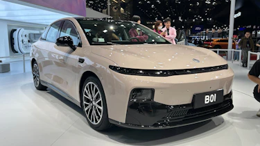 Leapmotor B01 at the 2025 Shanghai motor show - front static