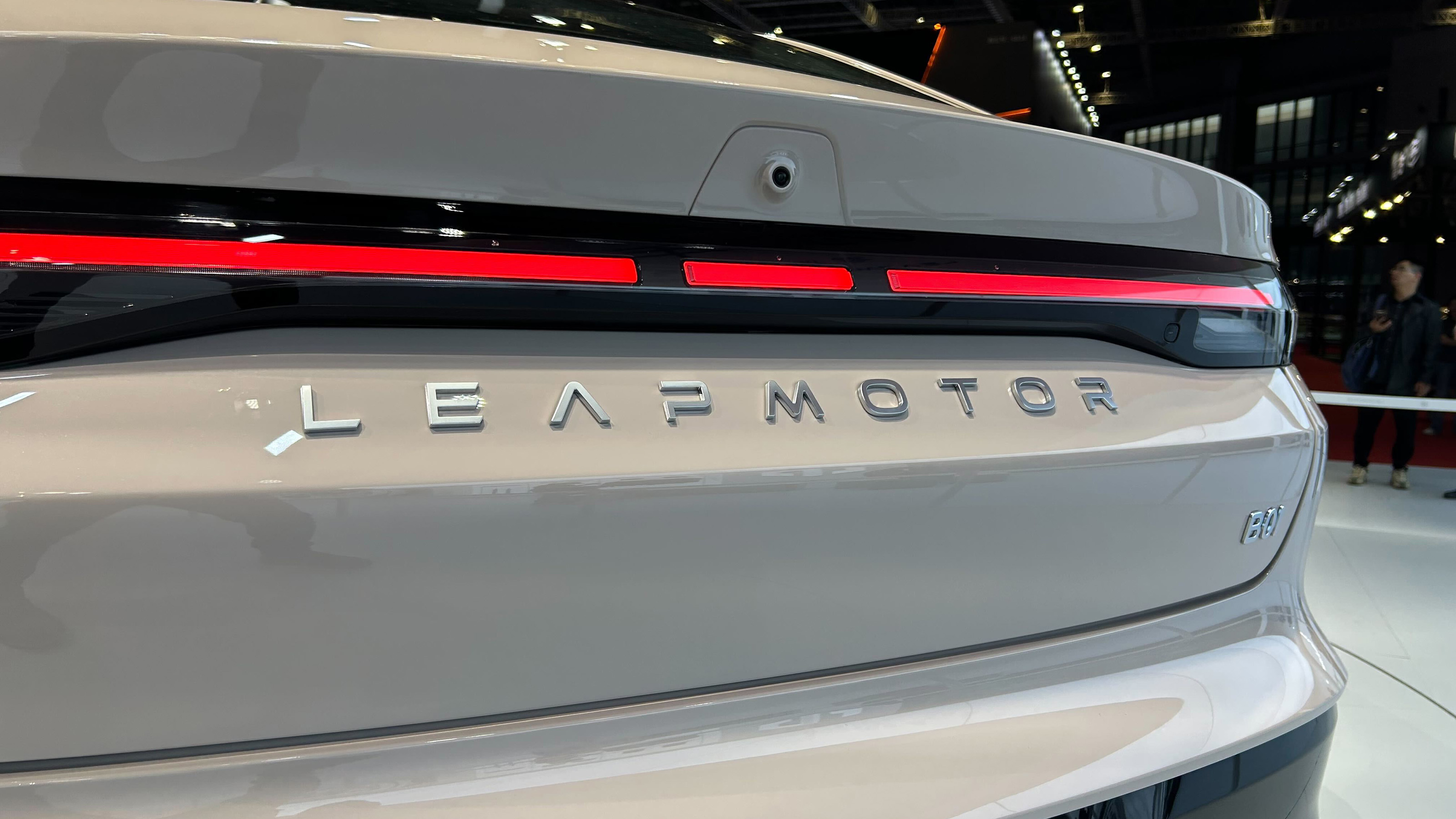 Leapmotor B01 at the 2025 Shanghai motor show - rear