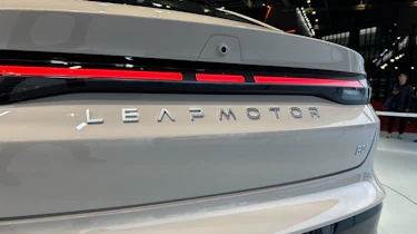 Leapmotor B01 at the 2025 Shanghai motor show - rear