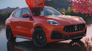 Maserati Grecale - front angled orange