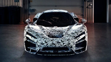 McLaren W1 winter testing - front static shot