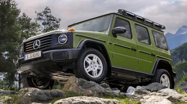 Mercedes G-Class ‘Edition Stronger than the 1980s’ - green front angled