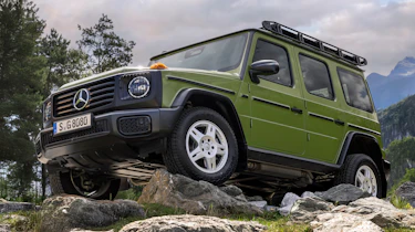 Mercedes G-Class ‘Edition Stronger than the 1980s’ - green front angled