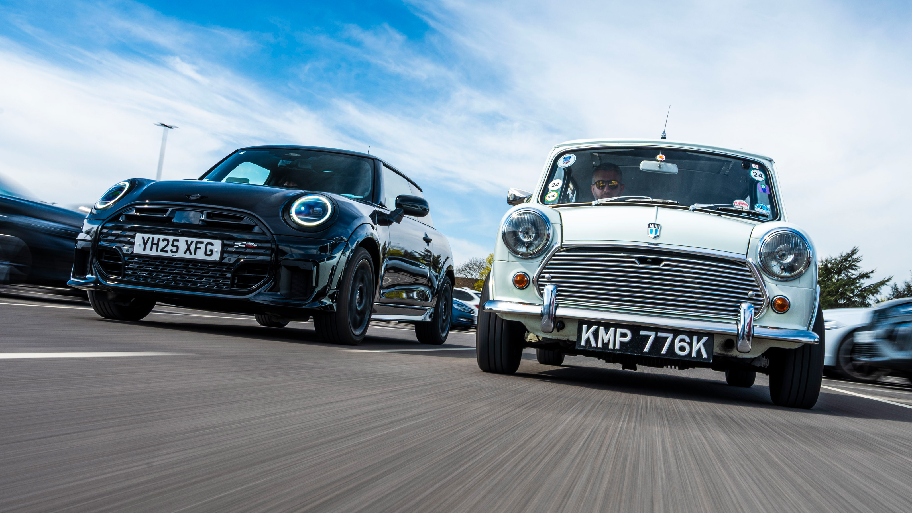 Old and new Minis