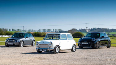 Mini Cooper S, MINI Cooper S R53, and MINI Cooper - front static