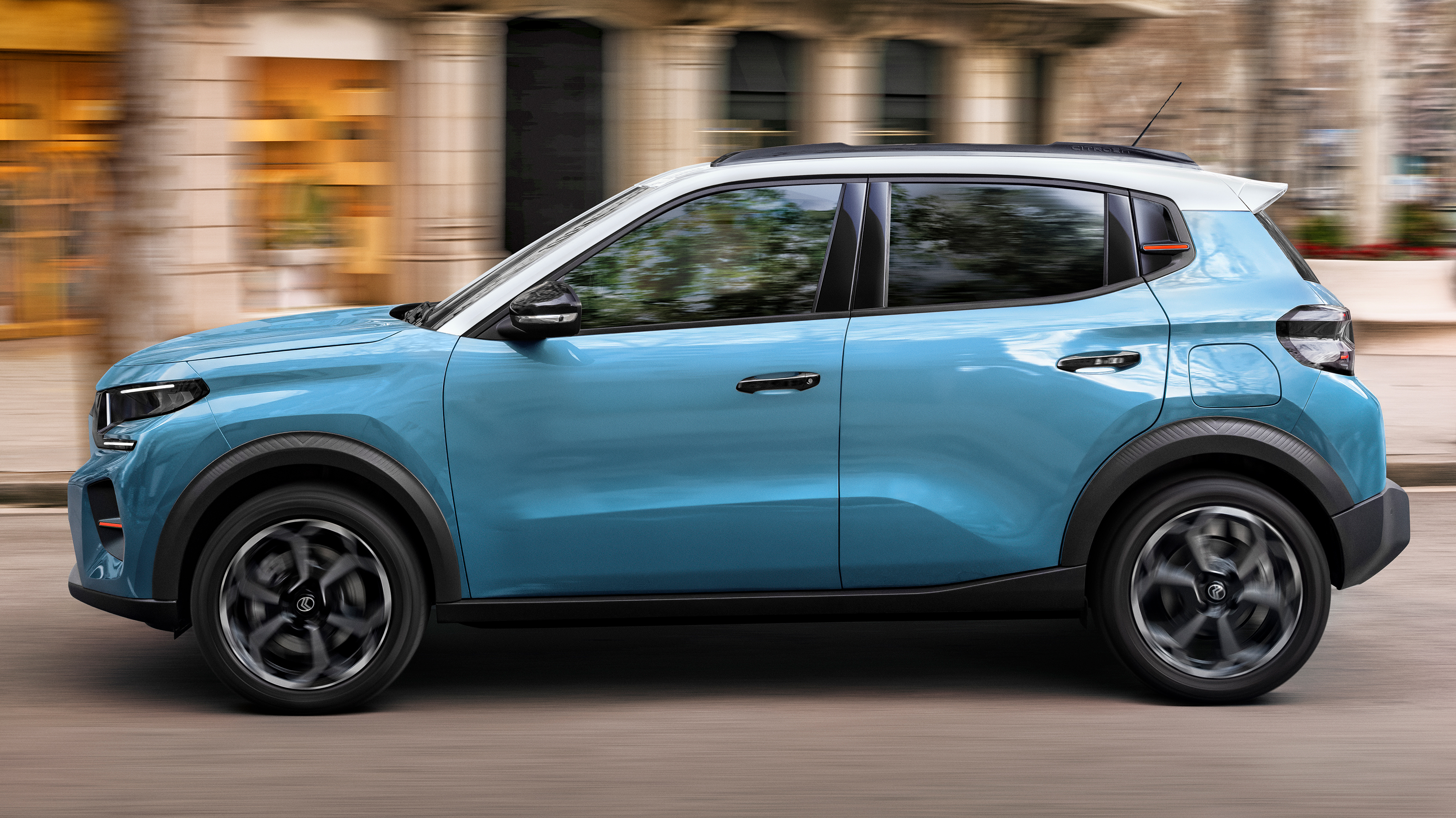 New Citroen C3 Hybrid - side profile