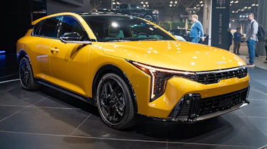 New Kia K4 hatchback at the New York Auto Show - front