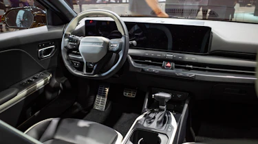 New Kia K4 hatchback at the New York Auto Show - interior