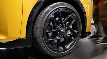 New Kia K4 hatchback at the New York Auto Show - alloys