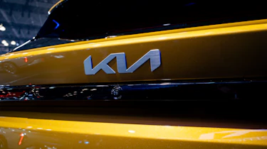 New Kia K4 hatchback at the New York Auto Show - rear badge