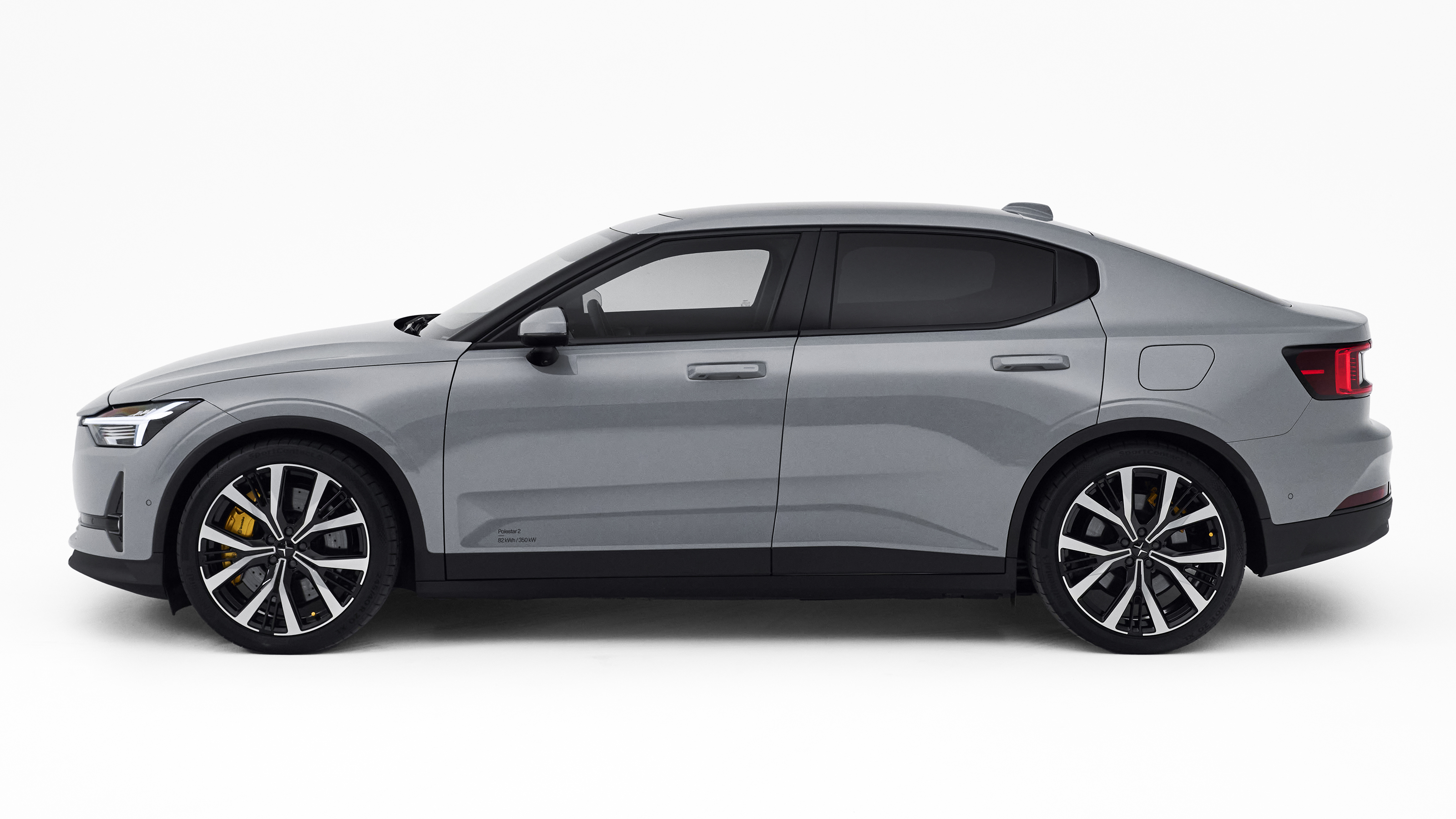 Polestar 2 - side profile grey