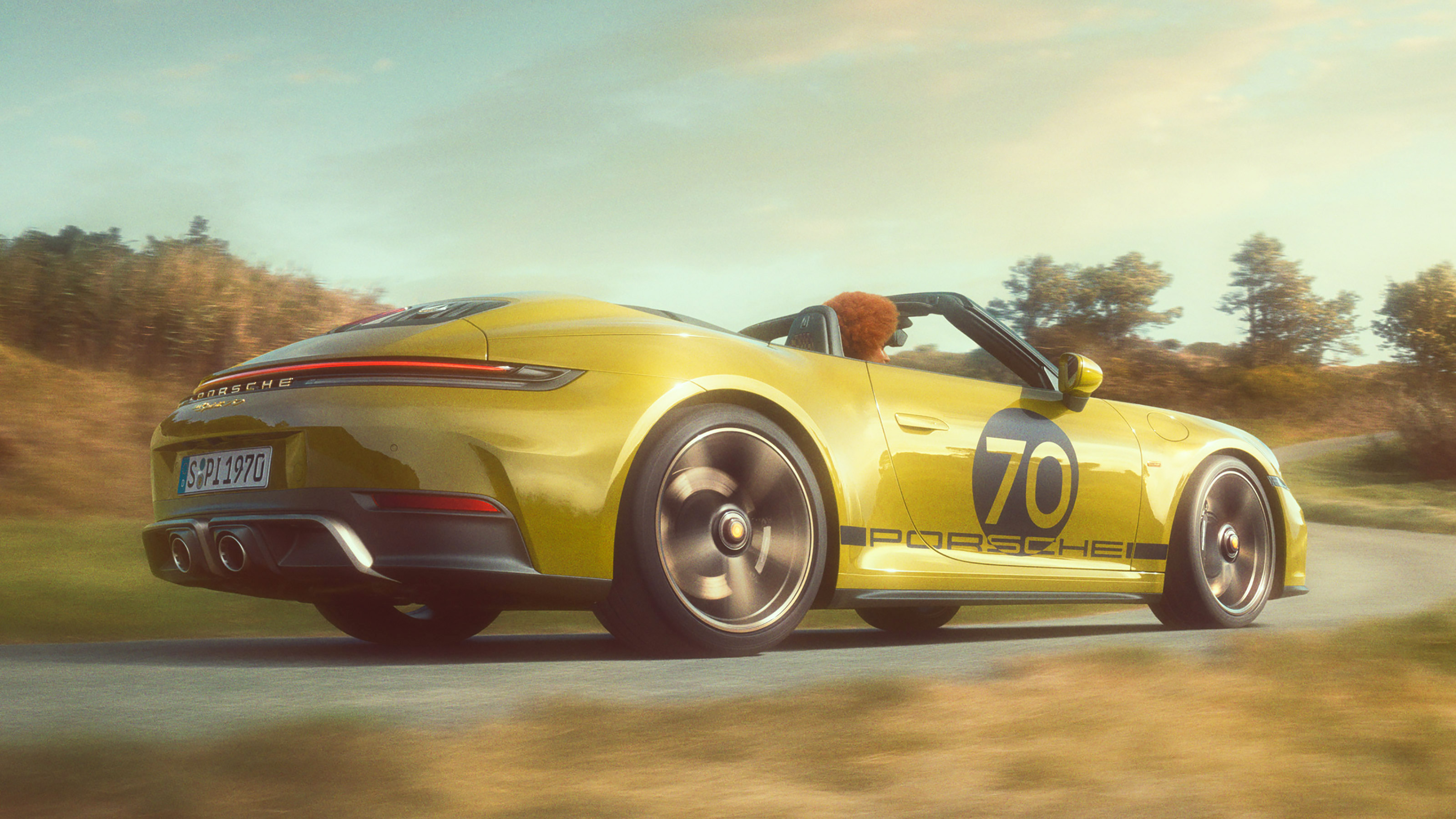 Porsche 911 Spirit 70 - rear action