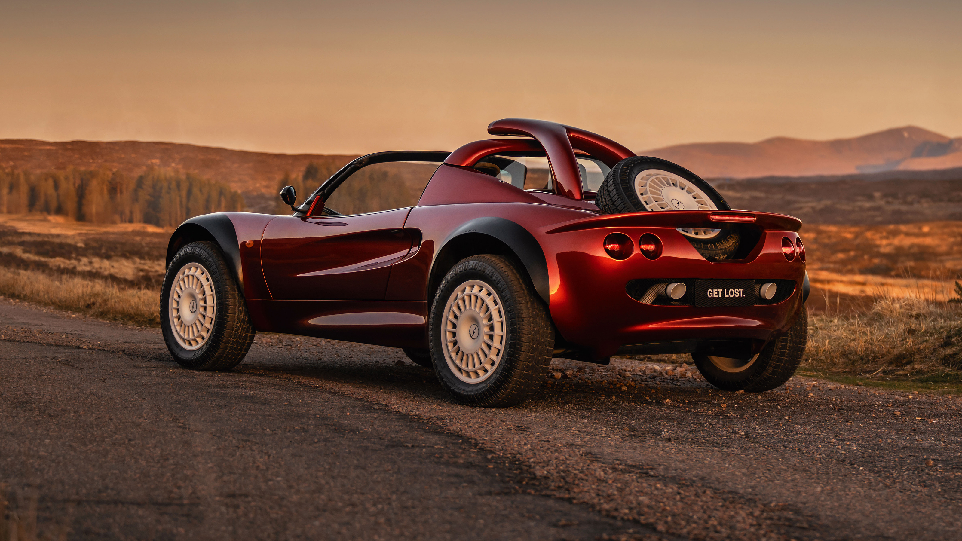 Project Safari Lotus Elise - front 3/4 rear