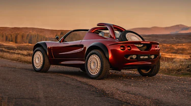 Project Safari Lotus Elise - front 3/4 rear