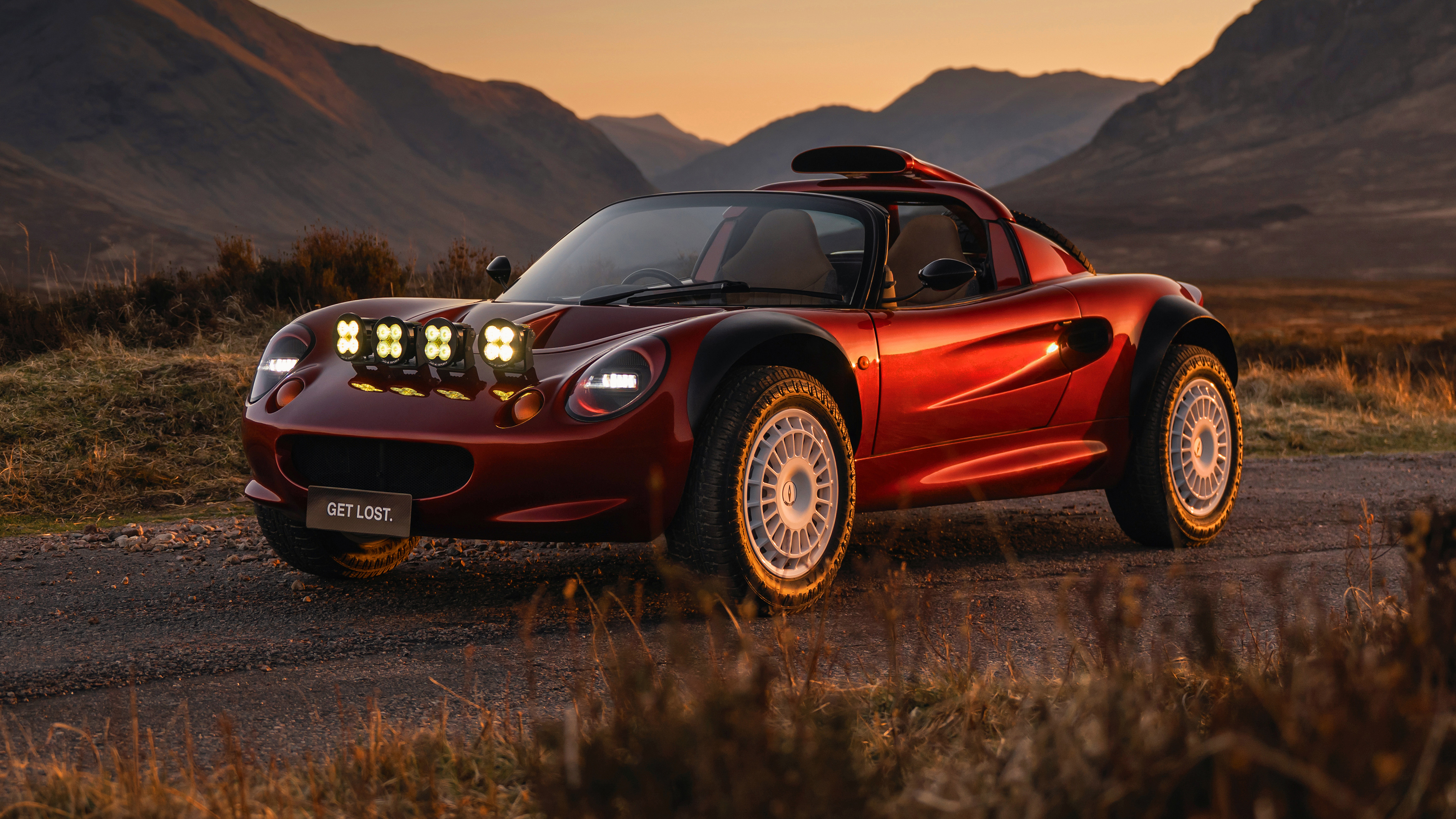 Project Safari Lotus Elise - front 3/4 static