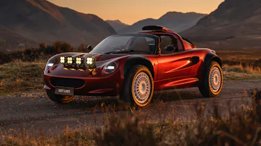Project Safari Lotus Elise - front 3/4 static