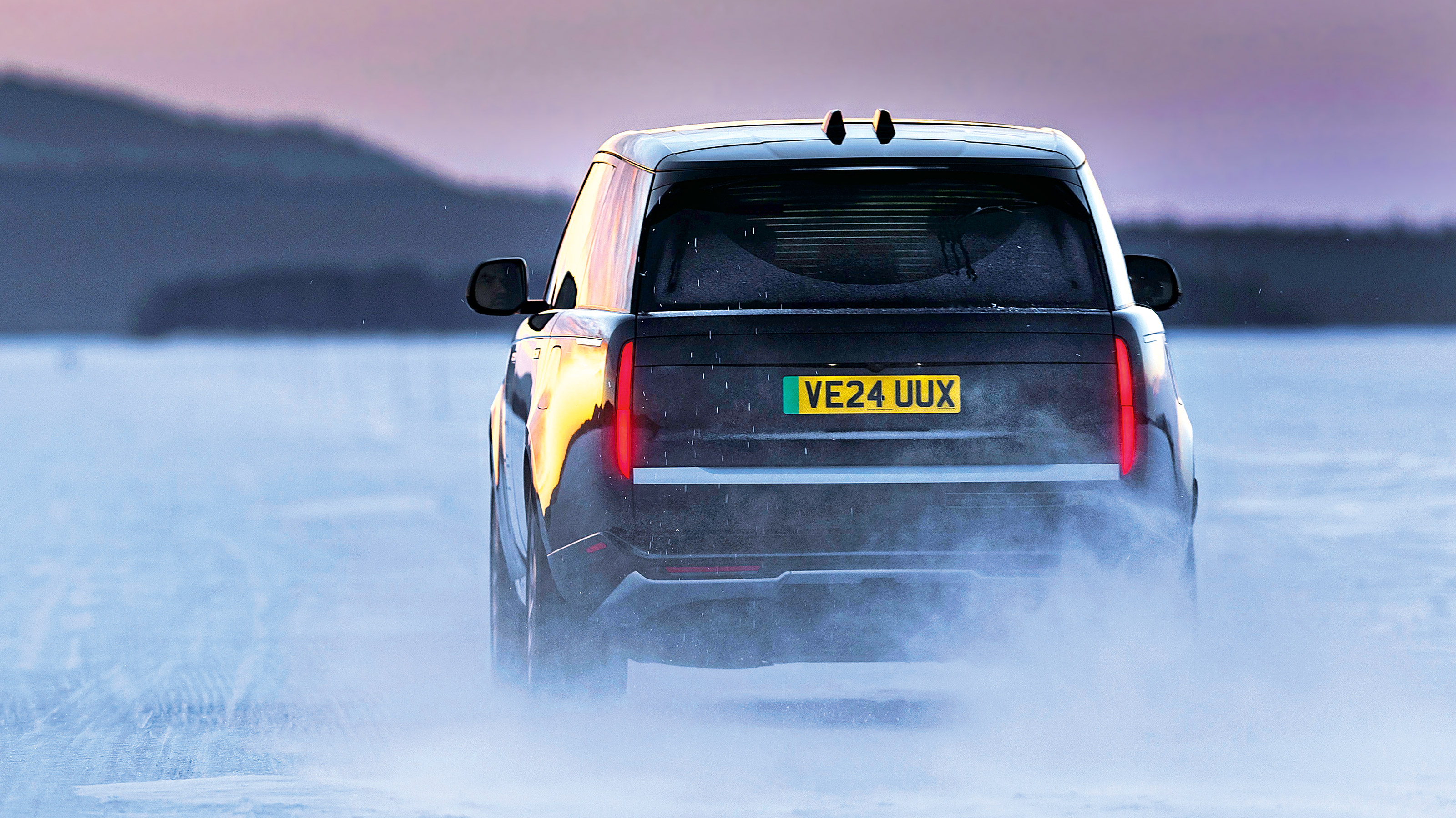 Range Rover EV prototype - full rear