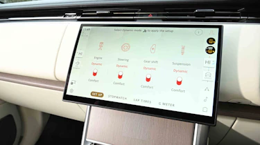 Range Rover - Dynamic-i drive mode screen