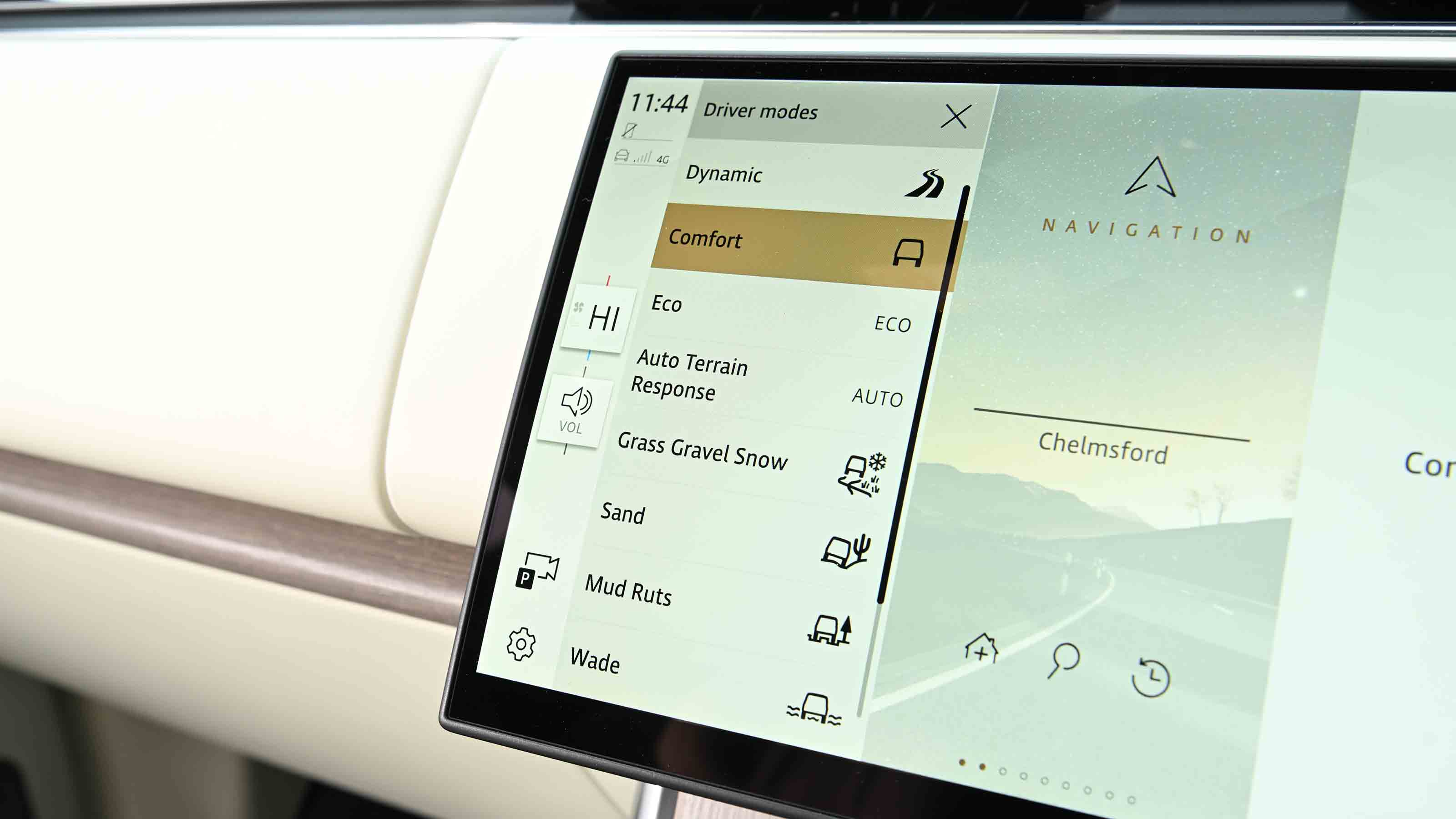 Range Rover - drive modes