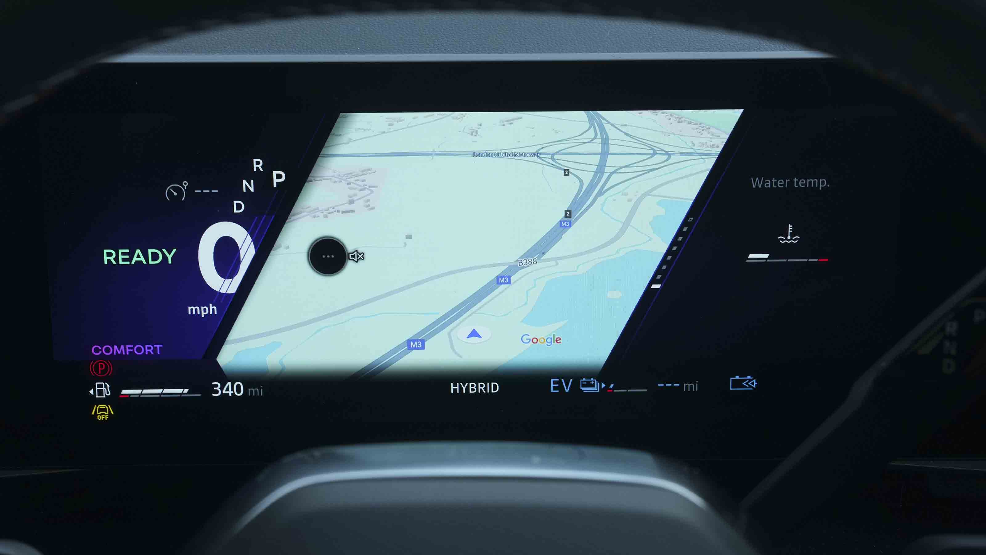 Renault Rafale - digital instrument cluster